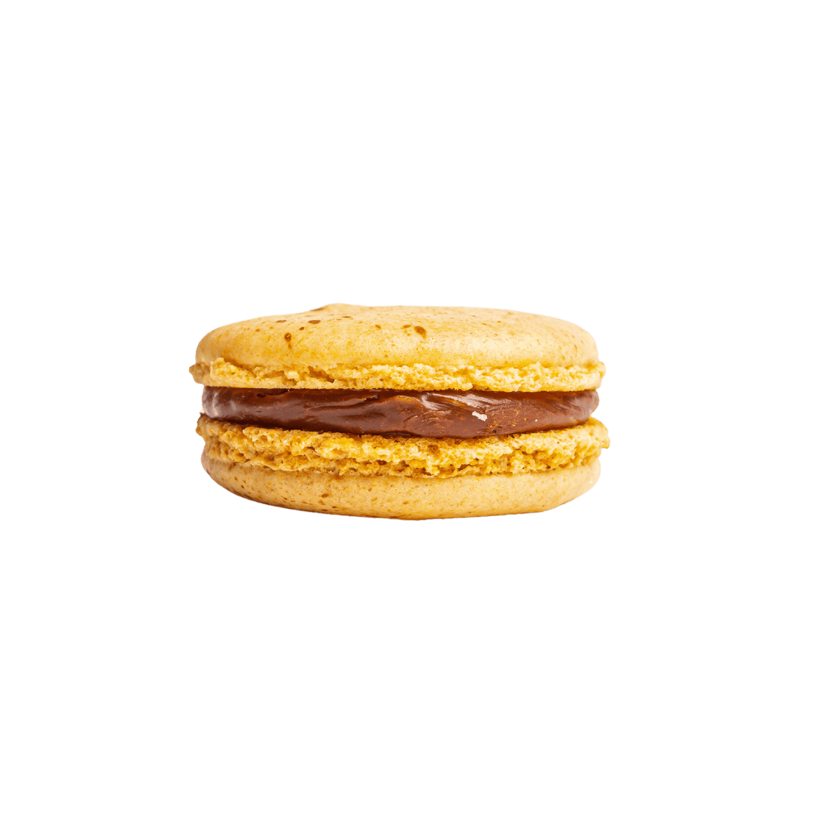 Macaron Passion & chocolat au lait